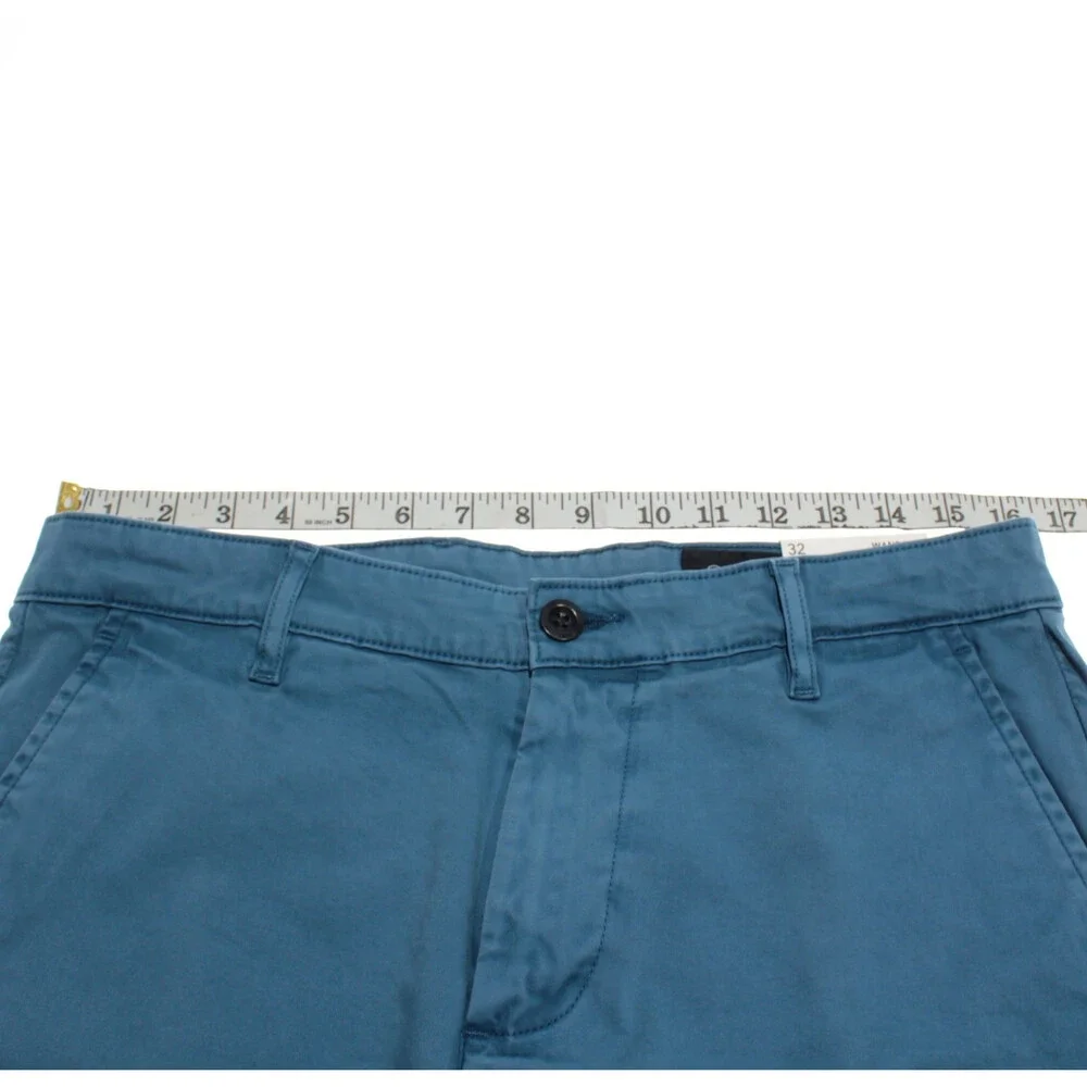 AG Adriano Goldschmied NWT Wanderer Slim Bermuda Shorts Size 32 US in Blue